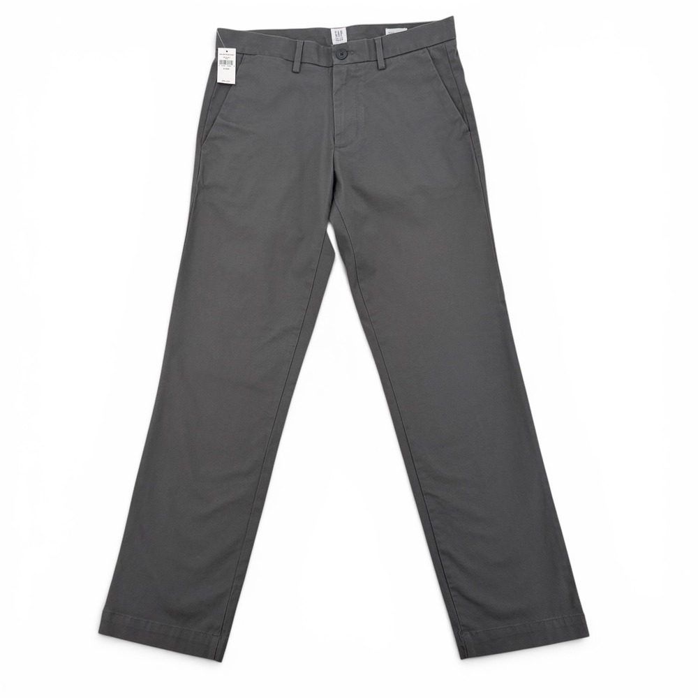 Gap Straight Stretch Chinos NWTMens 31x30 Soft Black Cotton Pants